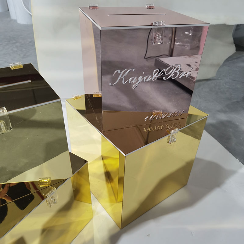 Wedding Card Box - Boîte à cartes en acrylique innovante,