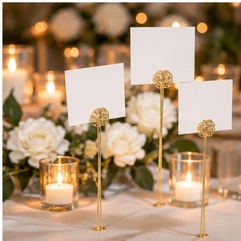 30 pièces, élégant porte-carte - Table Number Gold avis et prix