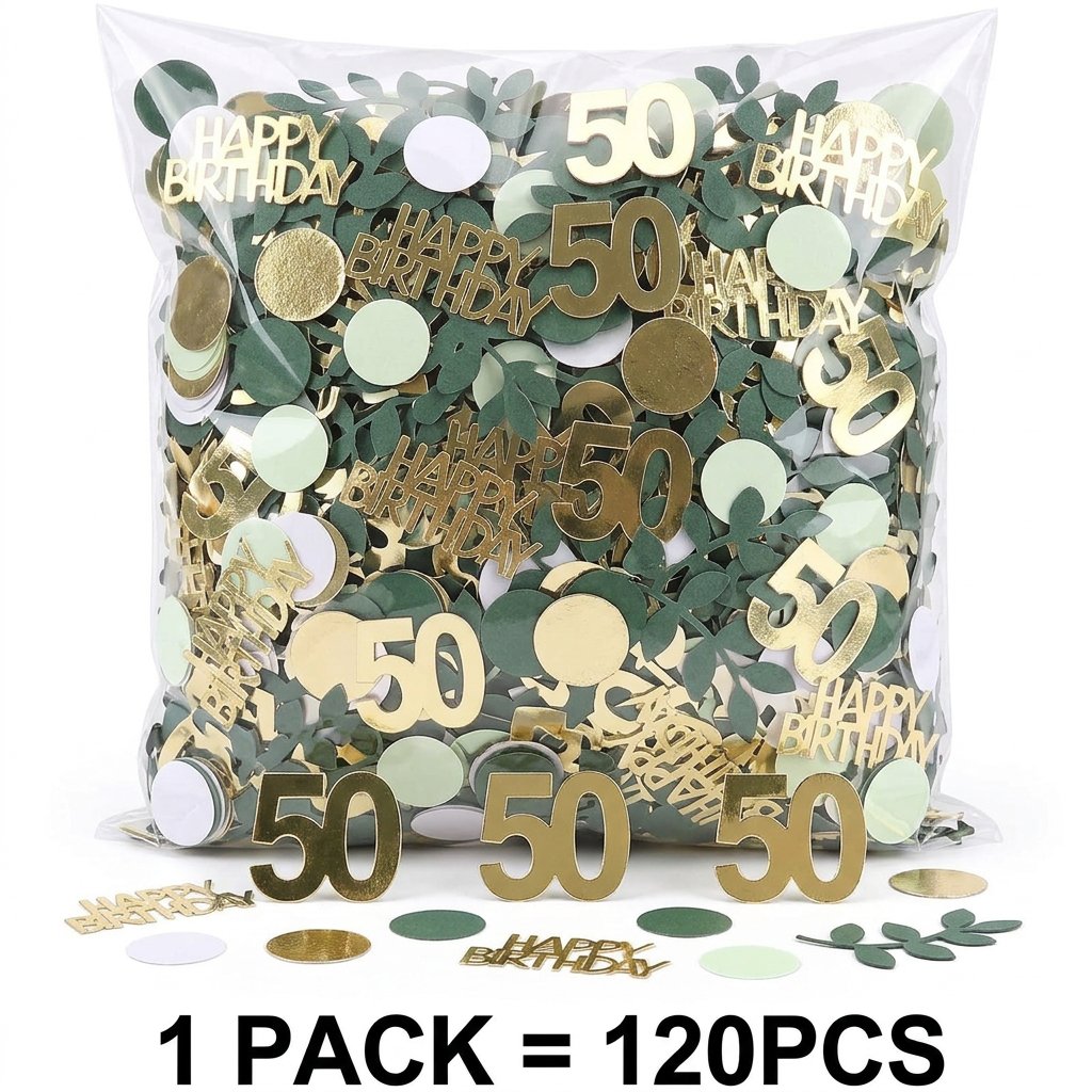 120 Confettis Anniversaire Chi - Table Number Gold avis et prix