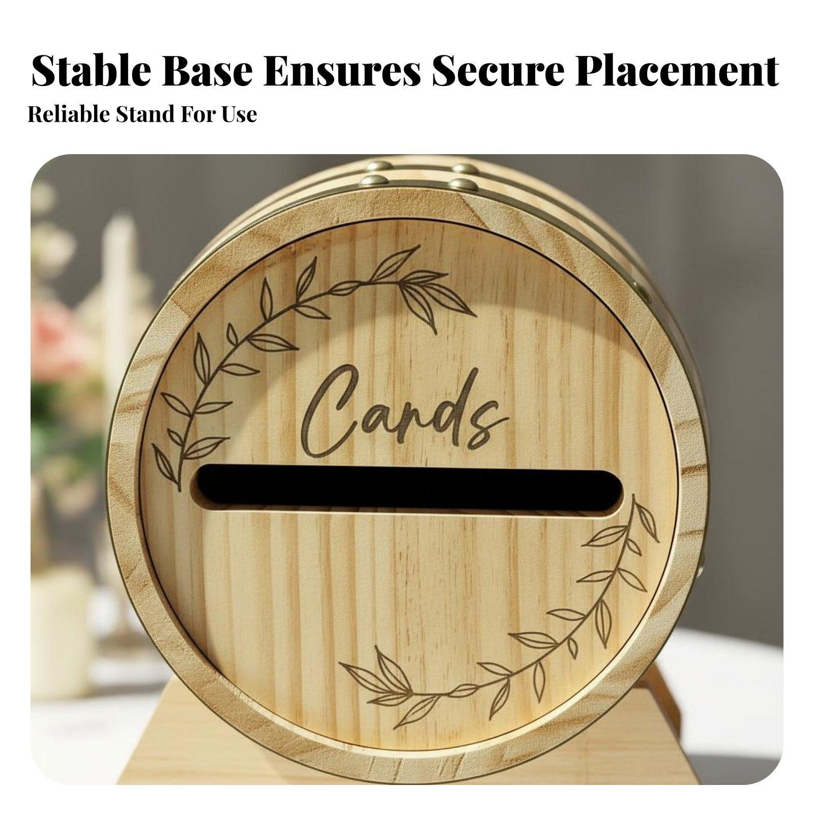 Grande boîte à cartes en bois  - Wedding Card Box avis et prix