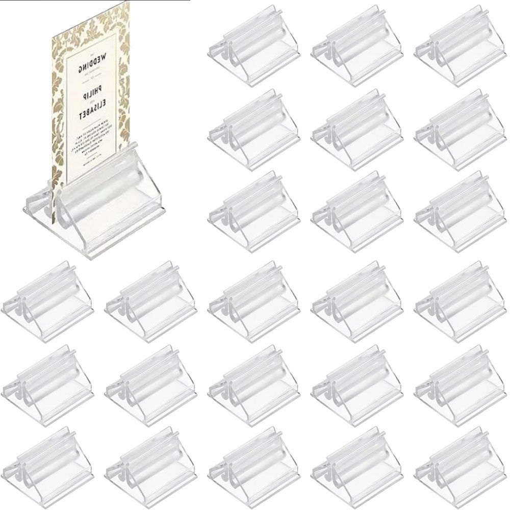 Mini supports transparents, 12 - Table Number Gold avis et prix