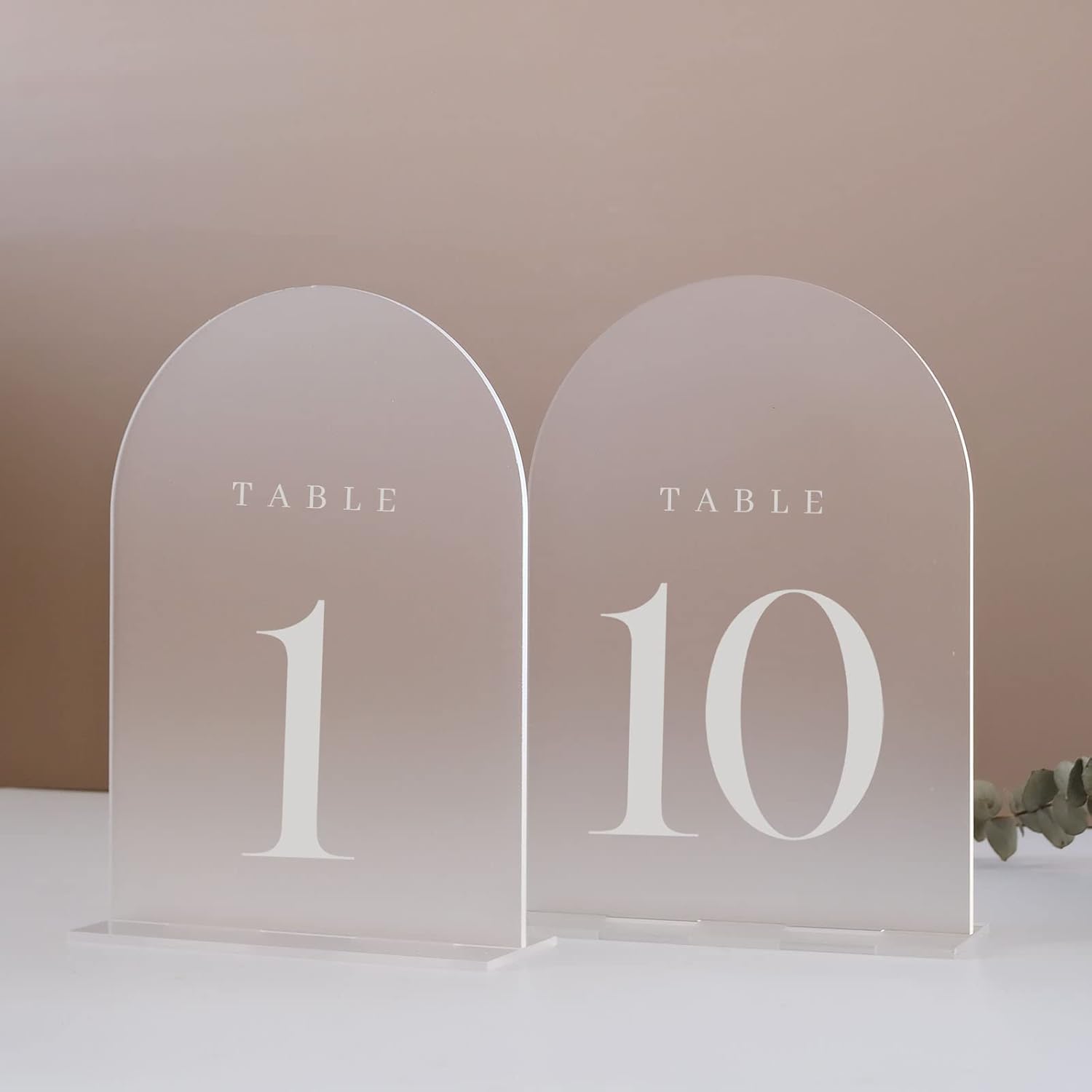 Numéros de table en acrylique  - Table Number Gold avis et prix