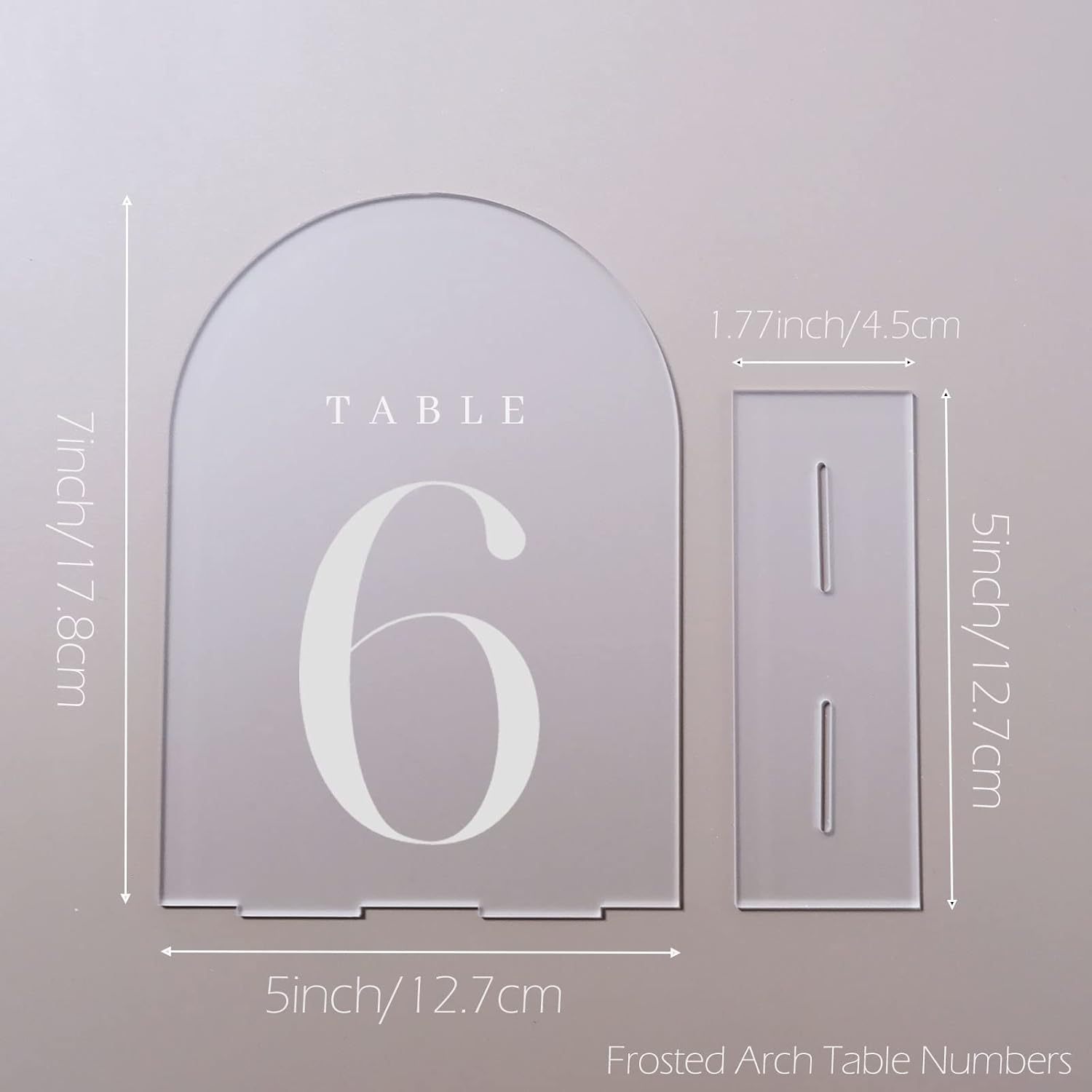 Numéros de table en acrylique  - Table Number Gold avis et prix
